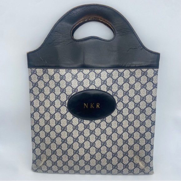 Gucci GG Monogramed Shopper Tote - Picture 7 of 15